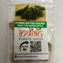 Load image into Gallery viewer, IPS085- Hybrid Bitter Gourd - NBGH - Super Bittu-10+ Seeds