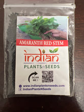Load image into Gallery viewer, IPS089- Amaranthus RED STEM/Mulai Keerai -200 Plus Seeds