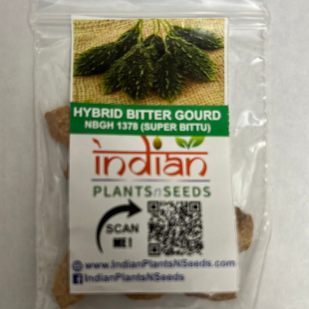 IPS085- Hybrid Bitter Gourd - NBGH - Super Bittu-10+ Seeds