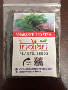 IPS089- Amaranthus RED STEM/Mulai Keerai -200 Plus Seeds