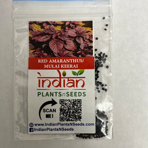 IPS089- Red Amaranthus/Mulai Keerai -200 Plus Seeds