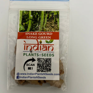 IPS033 - SNAKE GOURD LONG GREEN - 10 Seeds