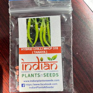IPS015 - CHILLI HYBRID TANAYA (MHCP- 318) - 20+ Seeds